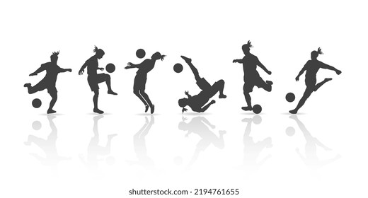 football style collection, silhouette design, vector illustration