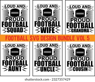  Football Svg Design Bundle Vol 5,Football svg Bundle,Football Game Day svg, Funny Footbal Sayings,Cut Files,Eps File,Football Mom Dad Sister SVG,Svg Bundle, Funny football bundle svg