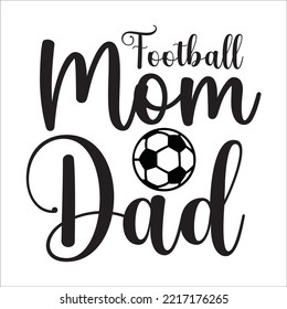 Football svg design cut file