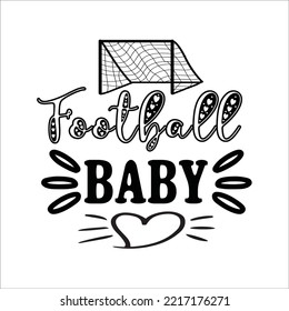 Football svg design cut file