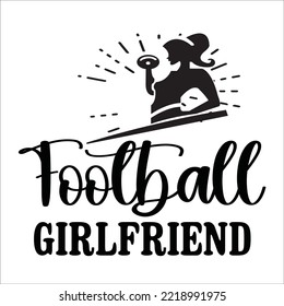 Football svg design cut file 