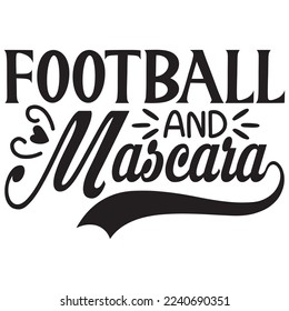 Football SVG Design Vector File.