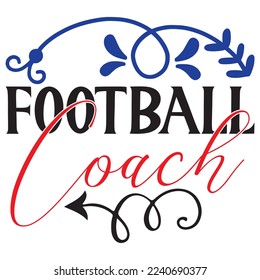 Football SVG Design Vector File.