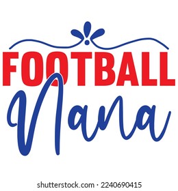 Football SVG Design Vector File.