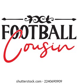 Football SVG Design Vector File.