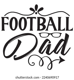 Football SVG Design Vector File.