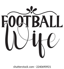 Football SVG Design Vector File.