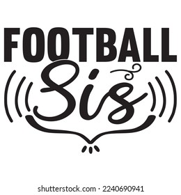 Football SVG Design Vector File.