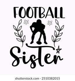 Futebol "SVG, Design Vetor File.American Futebol T-shirt Design Vetor.Sports T-Shirt Design.