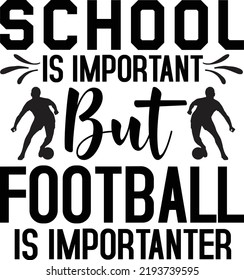 Football SVG T Shirt Design