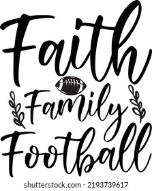 Football SVG T Shirt Design
