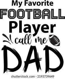 Football SVG T Shirt Design