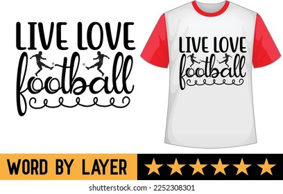 Football svg t shirt design