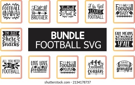 Football SVG T-Shirt Bundle,Football SVG T-Shirt Cut Files,Football SVG T-Shirt Designs For Sale!
