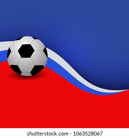 Football. Swirl background for the soccer championship. Vector ball. Template for design cards, invitations, gift cards, flyers, brochures and cover. Tournament or Competition background.