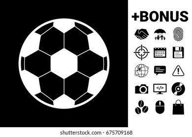 Football symbol. Soccer Ball Icon