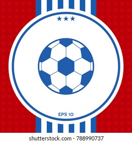 Football symbol. Soccer Ball Icon