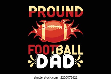 Football t shart design vactor