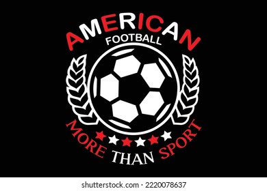 Football t shart design vactor