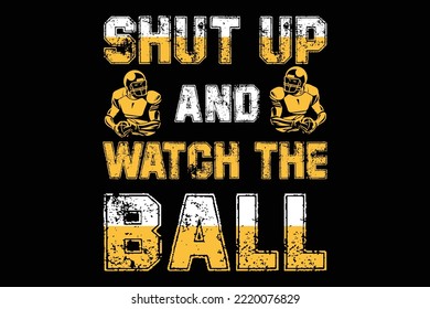 Football t shart Design Vector