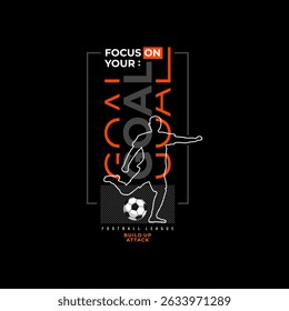 football t shirt print. boys soccer graphic tees vector illustration design and other uses
