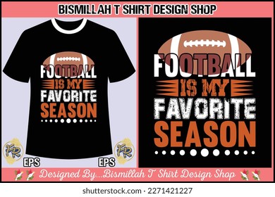 Football t shirt and typography design