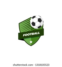 Football team emblem concept line icon. Simple element illustration. Football team logo concept outline symbol design. Can be used for web and mobile UI/UX . Modern vector style