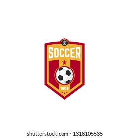 Football team emblem concept line icon. Simple element illustration. Football team logo concept outline symbol design. Can be used for web and mobile UI/UX . Modern vector style