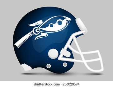 Football team helmet