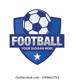 Football Team Logo Design Vector Stock Vector (Royalty Free) 1098661763 ...