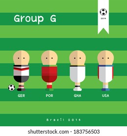 football team players vector cartoon  