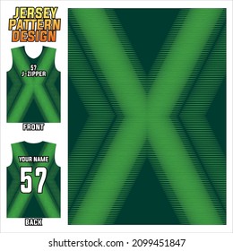 football team uniform template front and back view. sports jersey printing or sublime pattern