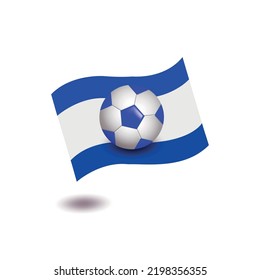 football  team with  vactor flag