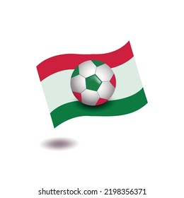 football  team with  vactor flag