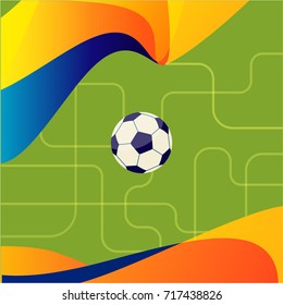 football template sports abtract