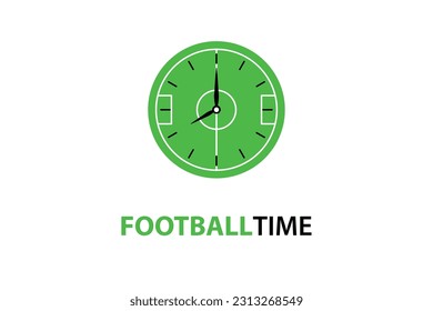 football time creative vector design