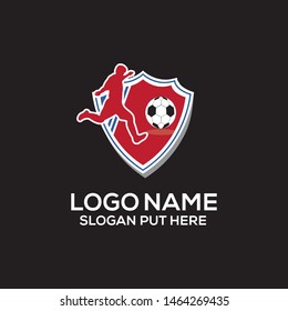 Football tournament logo design template