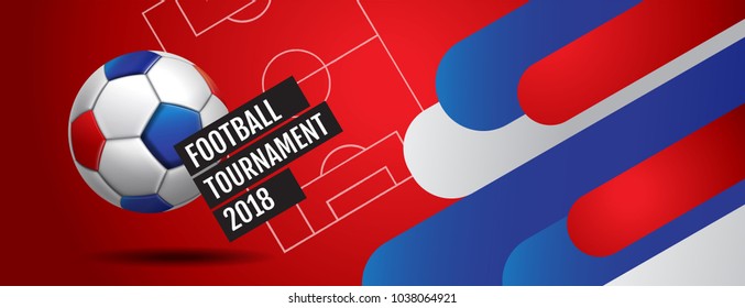 Football tournament, Soccer, cup, Design Background Template, Vector Illustration.