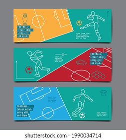 Football Tournament, Sport layout design , soccer , background Illustration.