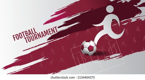 Football Tournament, Sport layout design