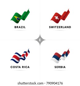 Football tournament table. Vector illustration.