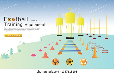 Football Training Equipment Stock Vectors Images Vector Art Shutterstock