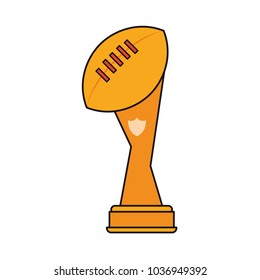 Football trophy cup