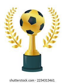 football trophy golden. Business Presentation Vector Template use for decoration graphic resources isolated transparent background png