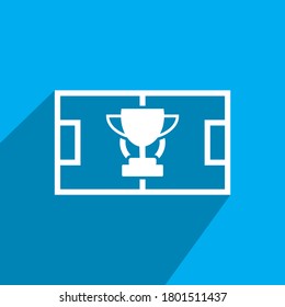 football trophy icon, Sports icon vector