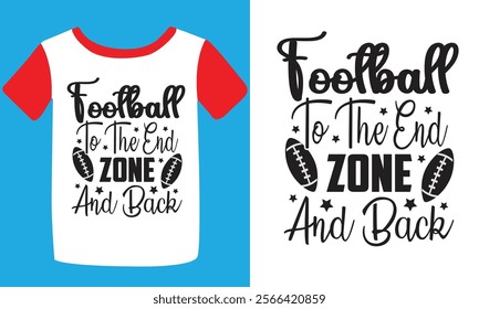 Football T-shirt Design, American Football T-shirt, Football Season Calligraphy Shirt, Football Quotes Graphic