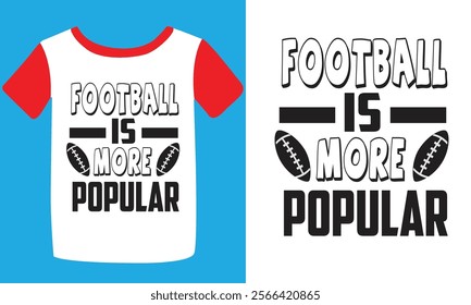 Football T-shirt Design, American Football T-shirt, Football Season Calligraphy Shirt, Football Quotes Graphic