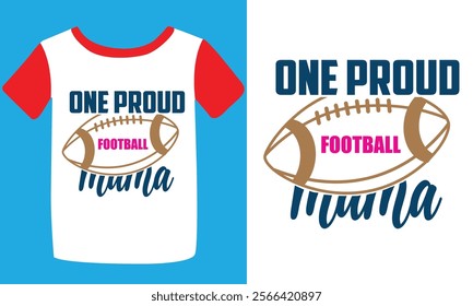 Football T-shirt Design, American Football T-shirt, Football Season Calligraphy Shirt, Football Quotes Graphic