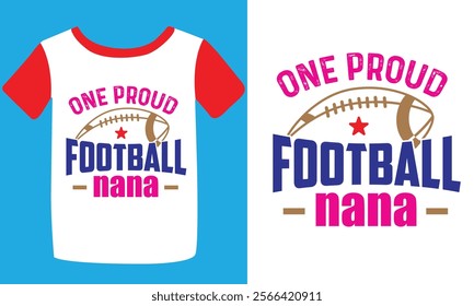 Football T-shirt Design, American Football T-shirt, Football Season Calligraphy Shirt, Football Quotes Graphic