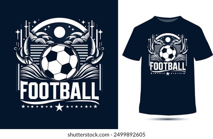 Football t-shirt design, American Football Vector design